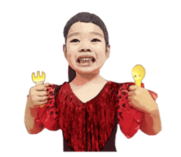 The flamenco Mina Chan sticker #14155238