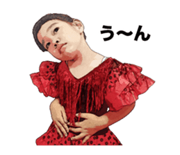 The flamenco Mina Chan sticker #14155241