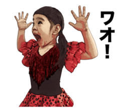 The flamenco Mina Chan sticker #14155256