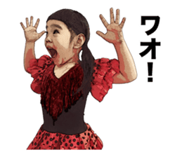 The flamenco Mina Chan sticker #14155256
