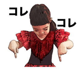 The flamenco Mina Chan sticker #14155264