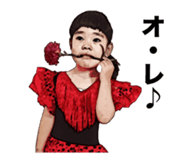 The flamenco Mina Chan sticker #14155266
