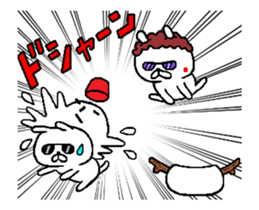 Osaka mother rabbit move around3 sticker #14155417