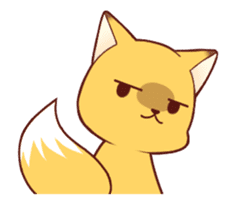 Tanuki & Fox animated sticker #14155949