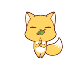 Tanuki & Fox animated sticker #14155953