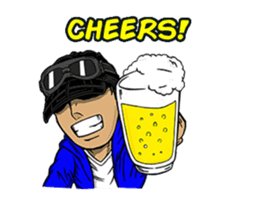 JEY-J (The Hip-Hop Artist) Animated Eng. sticker #14156256