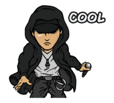 JEY-J (The Hip-Hop Artist) Animated Eng. sticker #14156258