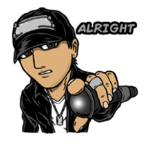 JEY-J (The Hip-Hop Artist) Animated Eng. sticker #14156267