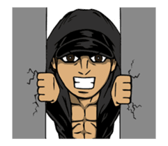 JEY-J (The Hip-Hop Artist) Animated Eng. sticker #14156268