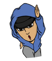 JEY-J (The Hip-Hop Artist) Animated Eng. sticker #14156271