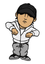 JEY-J (The Hip-Hop Artist) Animated Eng. sticker #14156274