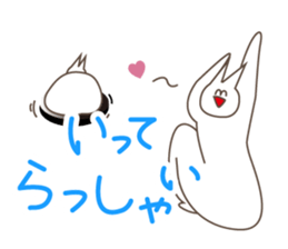 Happiness of the "knob cat", "Michiko" 2 sticker #14156290