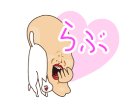 Happiness of the "knob cat", "Michiko" 2 sticker #14156298