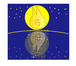 Happiness of the "knob cat", "Michiko" 2 sticker #14156309