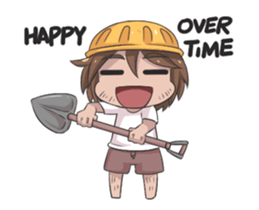 Animated Labor sticker #14156593