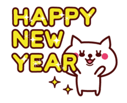 Cat Congratulations Animated sticker sticker #14157041