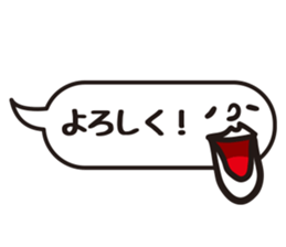 Balloon on the face sticker #14157343