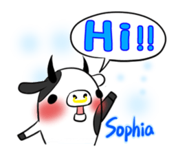 Sophia's exclusive sticker sticker #14157920