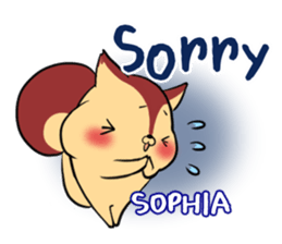 Sophia's exclusive sticker sticker #14157922