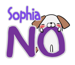 Sophia's exclusive sticker sticker #14157925