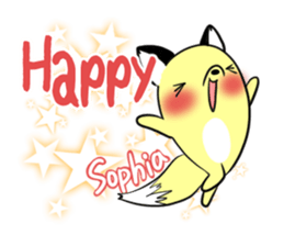 Sophia's exclusive sticker sticker #14157936