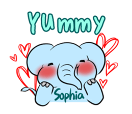 Sophia's exclusive sticker sticker #14157939