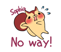 Sophia's exclusive sticker sticker #14157941