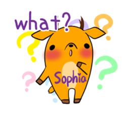 Sophia's exclusive sticker sticker #14157942