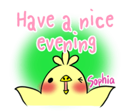 Sophia's exclusive sticker sticker #14157943