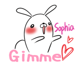 Sophia's exclusive sticker sticker #14157945