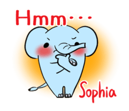 Sophia's exclusive sticker sticker #14157947