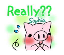 Sophia's exclusive sticker sticker #14157951