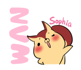 Sophia's exclusive sticker sticker #14157955