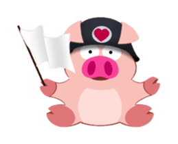 Cute Piggy Commando stickers (animated) sticker #14158465