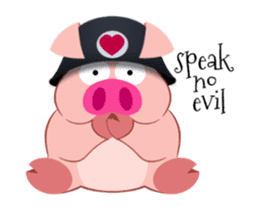 Cute Piggy Commando stickers (animated) sticker #14158467