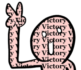 Thanks for a letter sticker #14158747