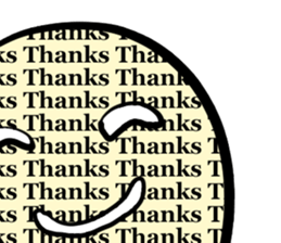 Thanks for a letter sticker #14158751