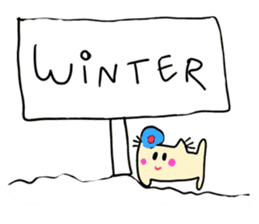 Dinkyneko & Friends #8 _Winter X'mas HNY sticker #14158934