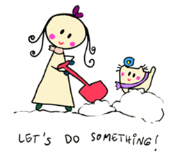 Dinkyneko & Friends #8 _Winter X'mas HNY sticker #14158939