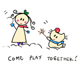 Dinkyneko & Friends #8 _Winter X'mas HNY sticker #14158944