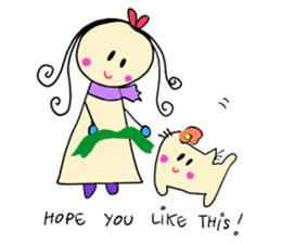 Dinkyneko & Friends #8 _Winter X'mas HNY sticker #14158945