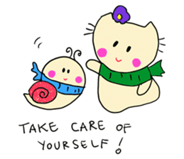 Dinkyneko & Friends #8 _Winter X'mas HNY sticker #14158949