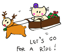 Dinkyneko & Friends #8 _Winter X'mas HNY sticker #14158959