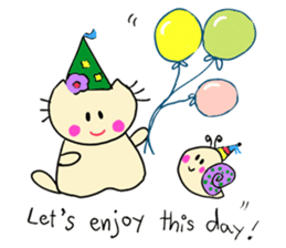 Dinkyneko & Friends #8 _Winter X'mas HNY sticker #14158966