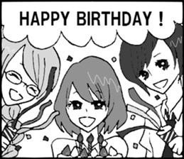 The high school girl 1 top comic sticker #14159201