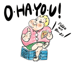 Japanese which a foreigner seems to say sticker #14159368