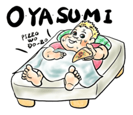 Japanese which a foreigner seems to say sticker #14159369