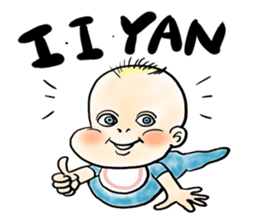 Japanese which a foreigner seems to say sticker #14159378