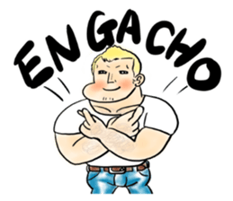 Japanese which a foreigner seems to say sticker #14159397