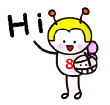 Volleyball Bee sticker #14159505